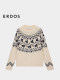 【费尔岛毛衣】ERDOS 羊绒牦牛绒圆领厚款提花针织衫冬女