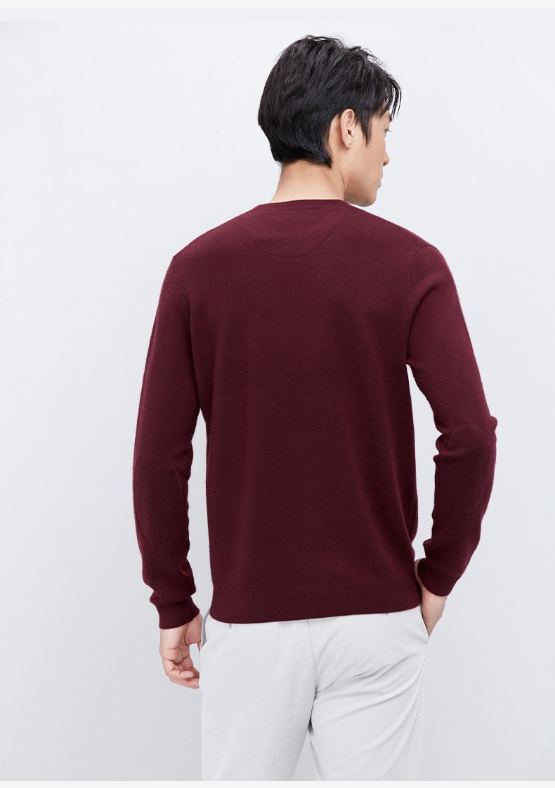 ERDOS mùa thu và mùa đông tinh khiết cashmere worsted vòng cổ đôi kéo nam áo len E174A0053