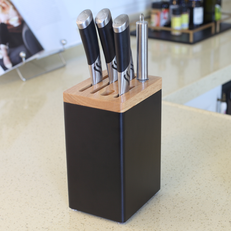 Kitchen Floor-Type Tool Holder Space Aluminum Shelve Multi Functional Cutter Base Water Fruit Knife Kitchen Knife kitchen knife Kitchen Containing shelf supplies