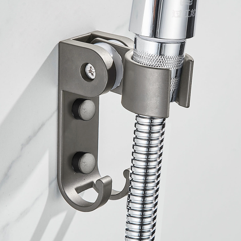 Bathroom shower hand spray base rack powder room shower room hose bracket can be adjusted punch-free hanger