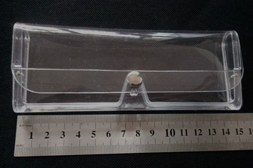 Кусок очков коробки с поляризацией зеркального ящика Профессиональная зажимная зеркальная коробка бокс прозрачная