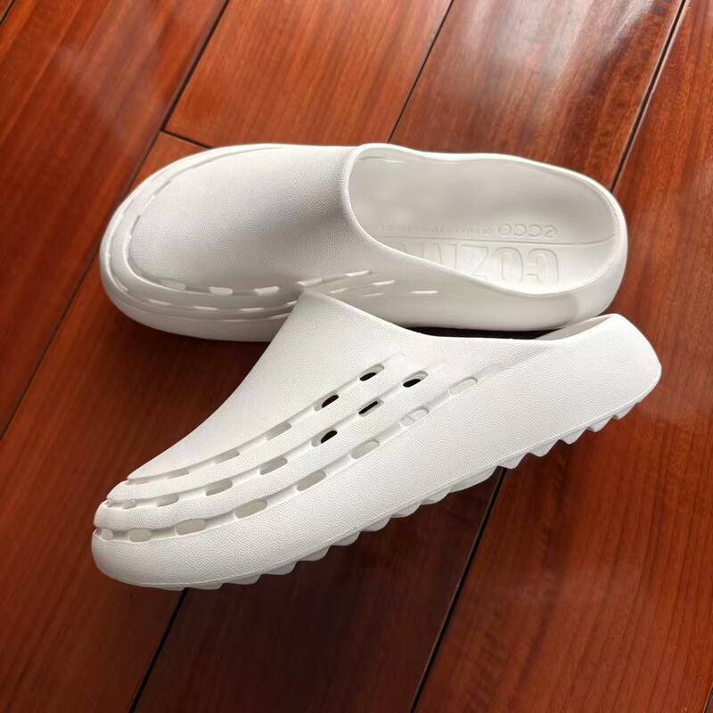 White Size 36 Genuine Product in Stock~Ecco 523904 Como Closed-Toe Sandals Beach Shoes