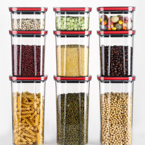 Sealed cans household grains kitchen noodles storage box food grade plastic snacks nuts dry goods storage cans