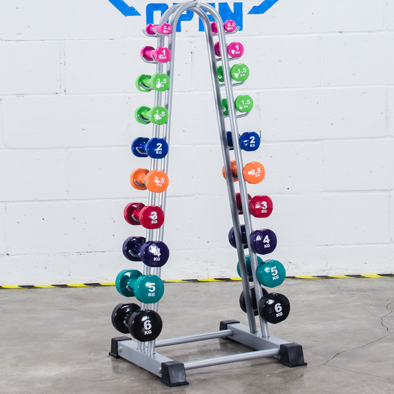 Dumbbell rack Ten pairs of dipped small dumbbell rack 20 dumbbell storage and placement rack dumbbell fitness equipment of various specifications