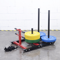 Gym equipment Indoor push-pull sled Weight training sled Fitness sled Resistance burst strength trainer