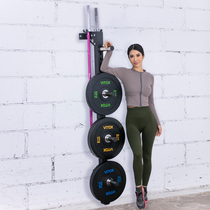 Wall-mounted floor-standing barbell barbell bar storage rack Austrian squat deadlift bench press adjustable placement storage rack