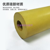 New shipyard mobile tank high-pressure sandblasting machine accessories pneumatic abrasive valve core I-shaped seat yellow wear-resistant silicone core