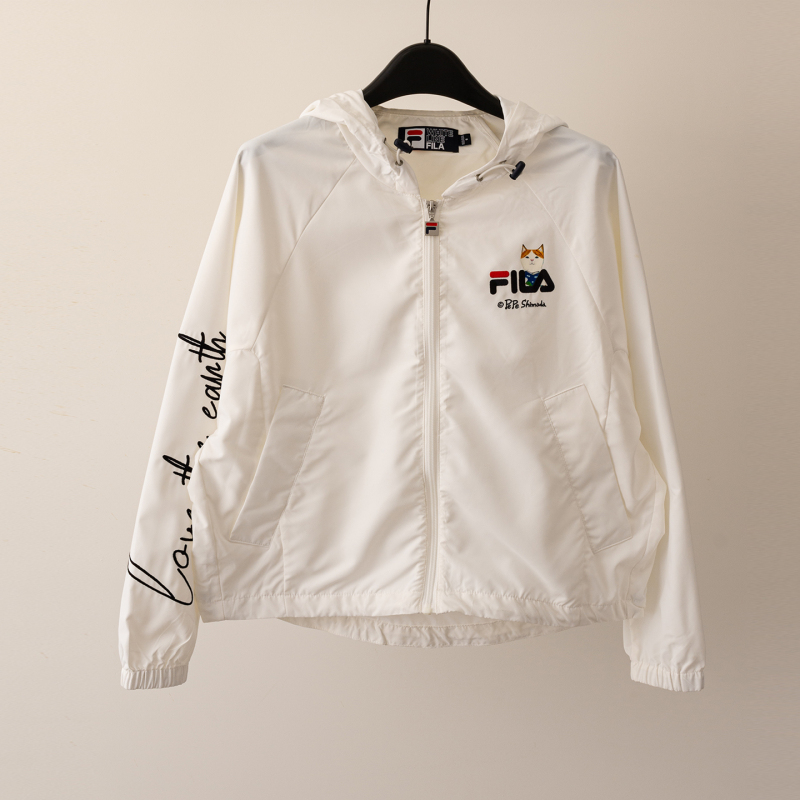 Spring and Summer Women's Jacket, Loose Style, Hooded Coat, Thin, Breathable, Sports Casual, Outdoor Zipper, White Clothing