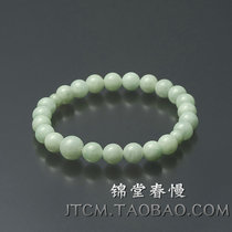 Japan direct mail old shop hand-made Myanmar jade Jade Buddha beads Kyoto Rosary beads hand string bracelet