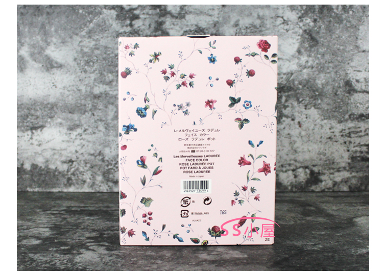 Nhật Bản LADUREE Laduli Hoa hồng quý tộc Cánh hoa hồng 6g Vẻ đẹp Petal Rouge Má - Blush / Cochineal phấn má apieu juicy pang