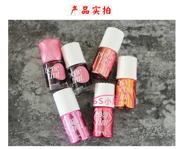 Lợi ích 贝 贝 Benetint Rose Rouge Water Liquid Blush Lip Gloss No Makeup Chính hãng - Blush / Cochineal phấn má nars