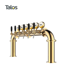 Talos Beer Distribution Equipment Bar Stainless Steel Beer Post Tower Small Door Shape 6 Holes 1046608