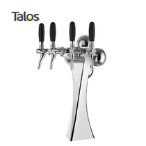 Talos Talos Beer Distribution Equipment Bar Beer Column Platinum Sharp Tower 4 Hole with Lantern 1036401