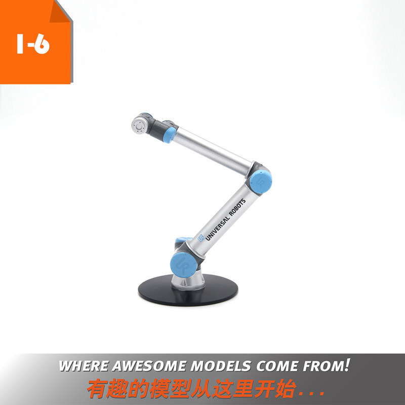 New 1:6 Uoao Ur Industrial Robot Mechanical Arm Six-Axis Artificial Rotatable Scene Model Gift