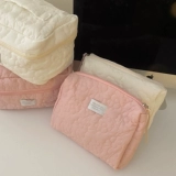 Милая сумка-органайзер, вместительная и большая портативная косметичка, сумка через плечо, в цветочек