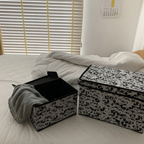 Xin help grocery store cartoon home large clothes storage basket foldable storage box finishing box storage box