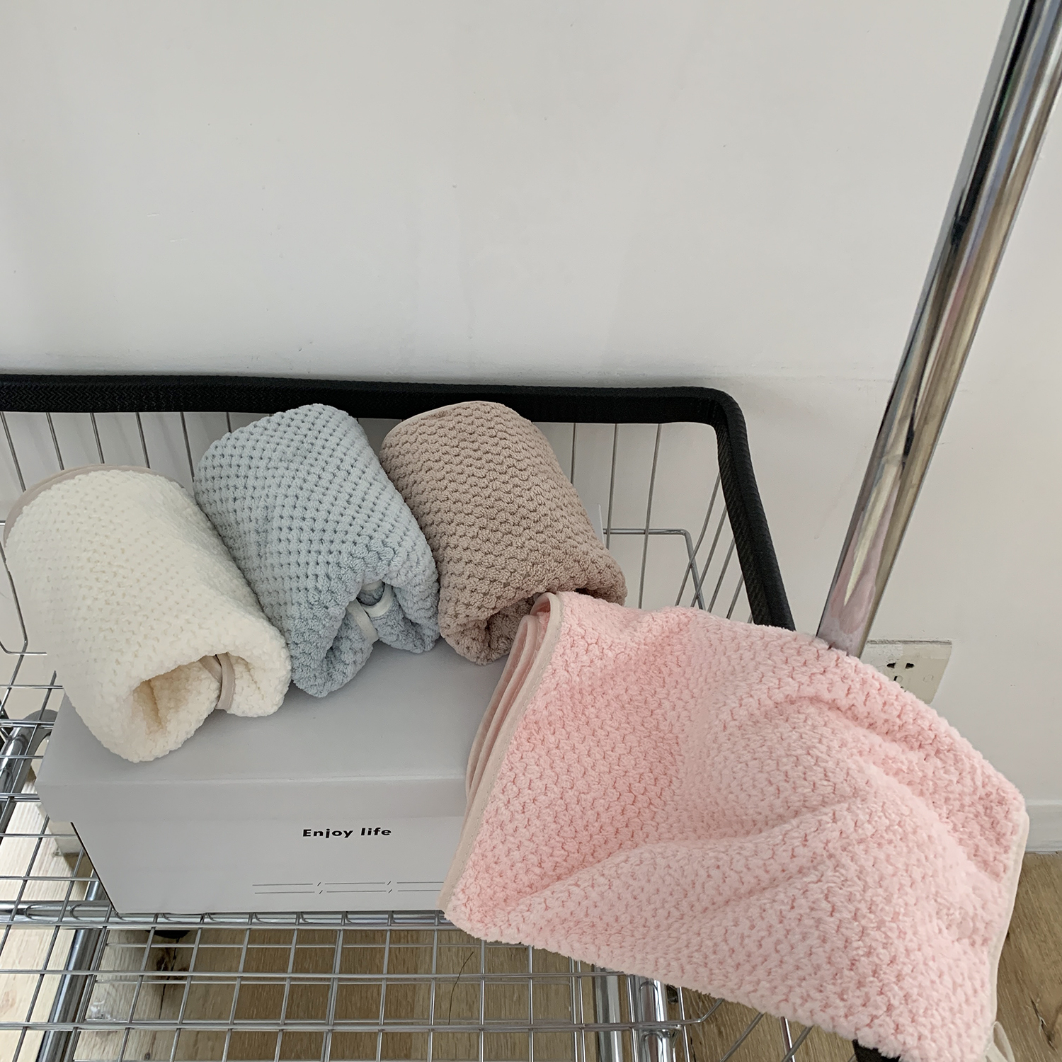 Xinbangbang grocery shop face towel small towel square towel women's household wash face absorbent quick-drying solid color towel