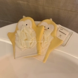 Безвредные мультяшные милые перчатки, банное полотенце для домашнего использования