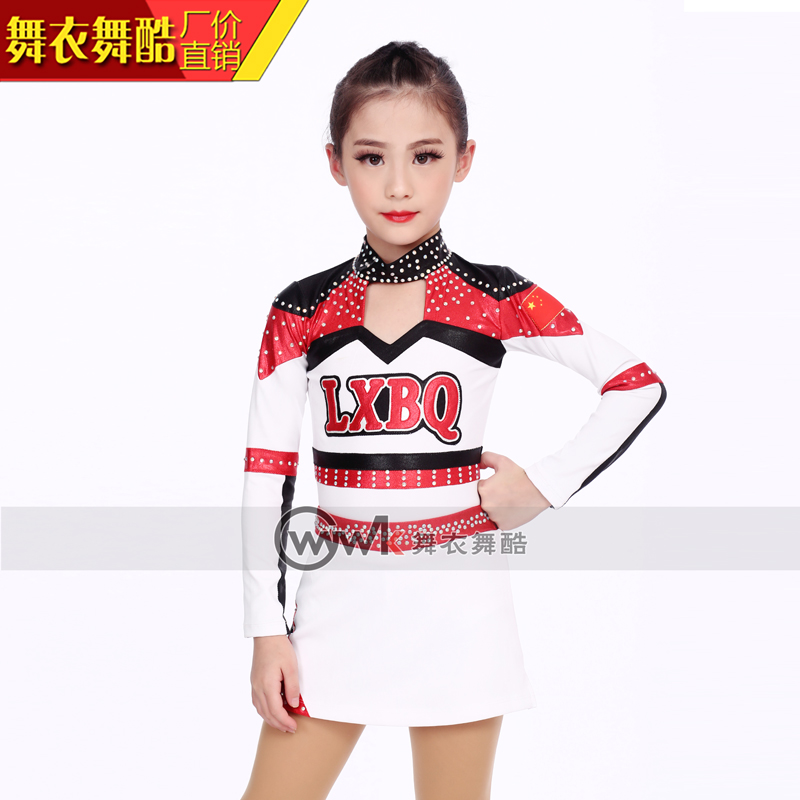 Dancer Dancing Cool Cheerleading Clothing Cheerleader Bodybuilding Competition Children's Professional Arena Gymnastics Performance Custom Suits