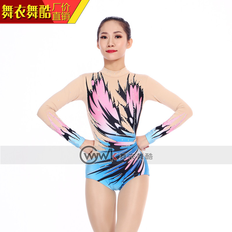 Dance clothes dance cool competitive gymnastics skills aerobics suit art test competition cheerleading female performance professional customization