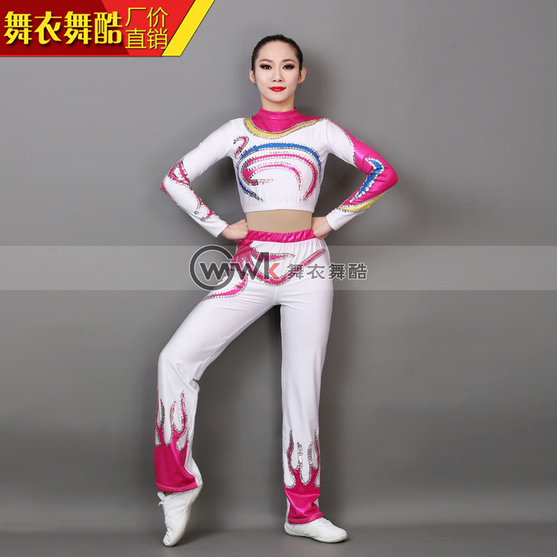 Dance clothing dance cool aerobics competition clothing cheerleading performance clothing competitive clothing broadcast gymnastics suit custom
