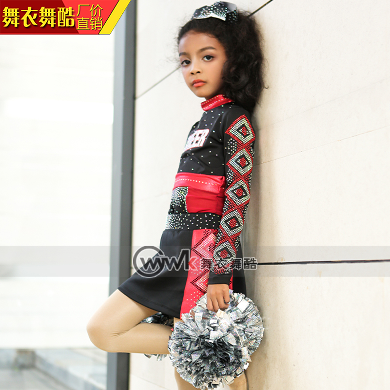 Dance clothes dance cool cheerleading clothes cheerleading professional school girls children's game football baby performance training performance
