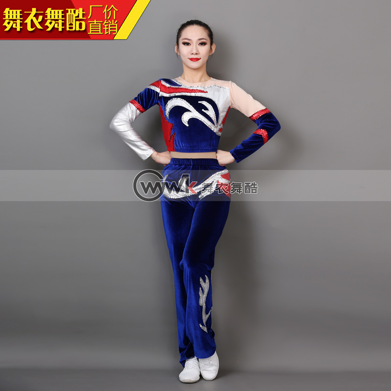Dance clothes dance cool aerobics competition clothing competitive gymnastics cheerleading public female performance art examination performance professional customization