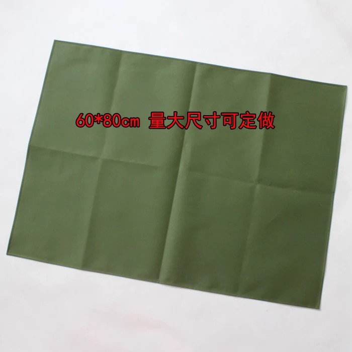 Explosive waterproof pad cloth can be customized size can be printed army green moisture-proof pad outdoor supplies spring outing pad camping - Taobao