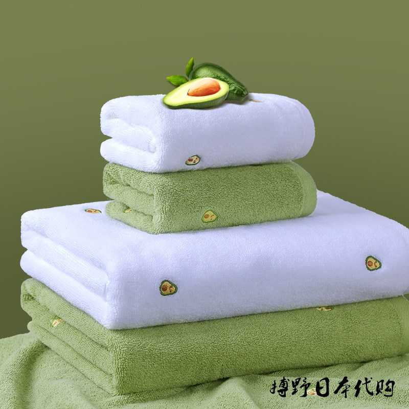 Japan's JULIPET bath towel women's household pure cotton absorbent quick-drying large towel does not shed hair men's couple models a pair