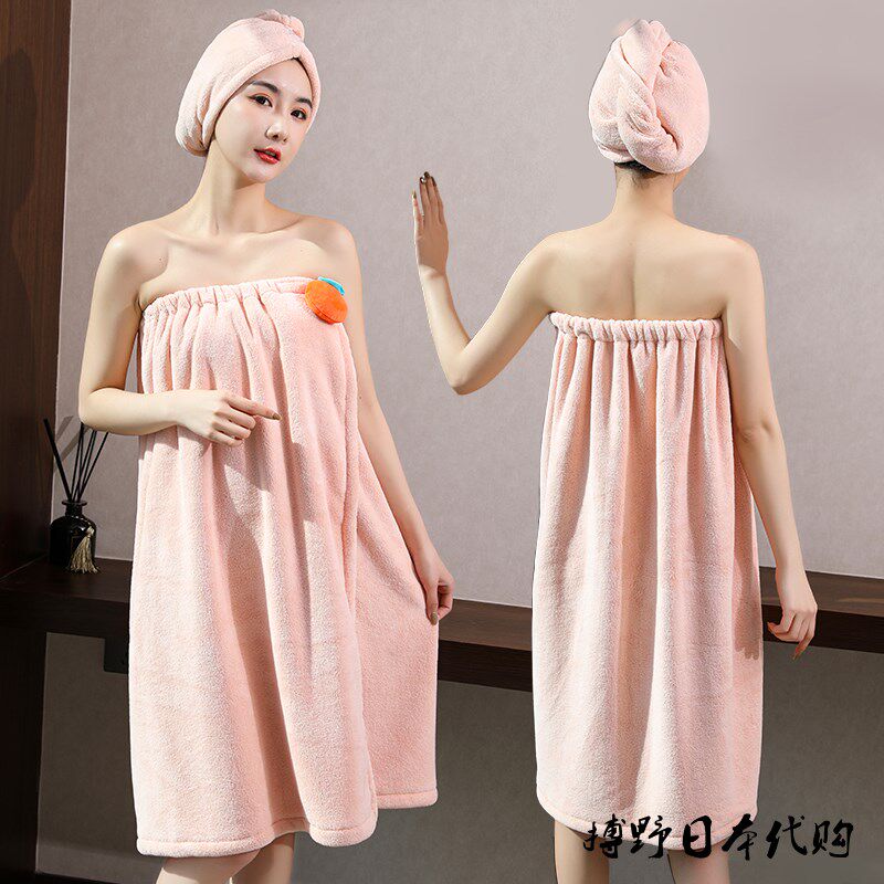 Japanese JULIPET bath towel housewife can wear a tissue non - pure cotton water absorption thin large bath skirt to wipe the new style