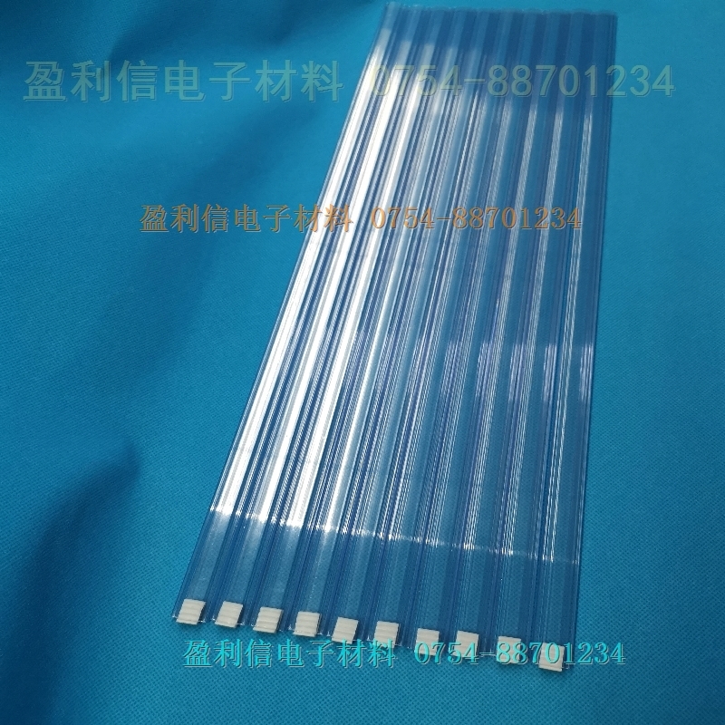 IC transparent tube pvc plastic anti-static patch empty tube new SOP16 28 7 2mm total length 515MM