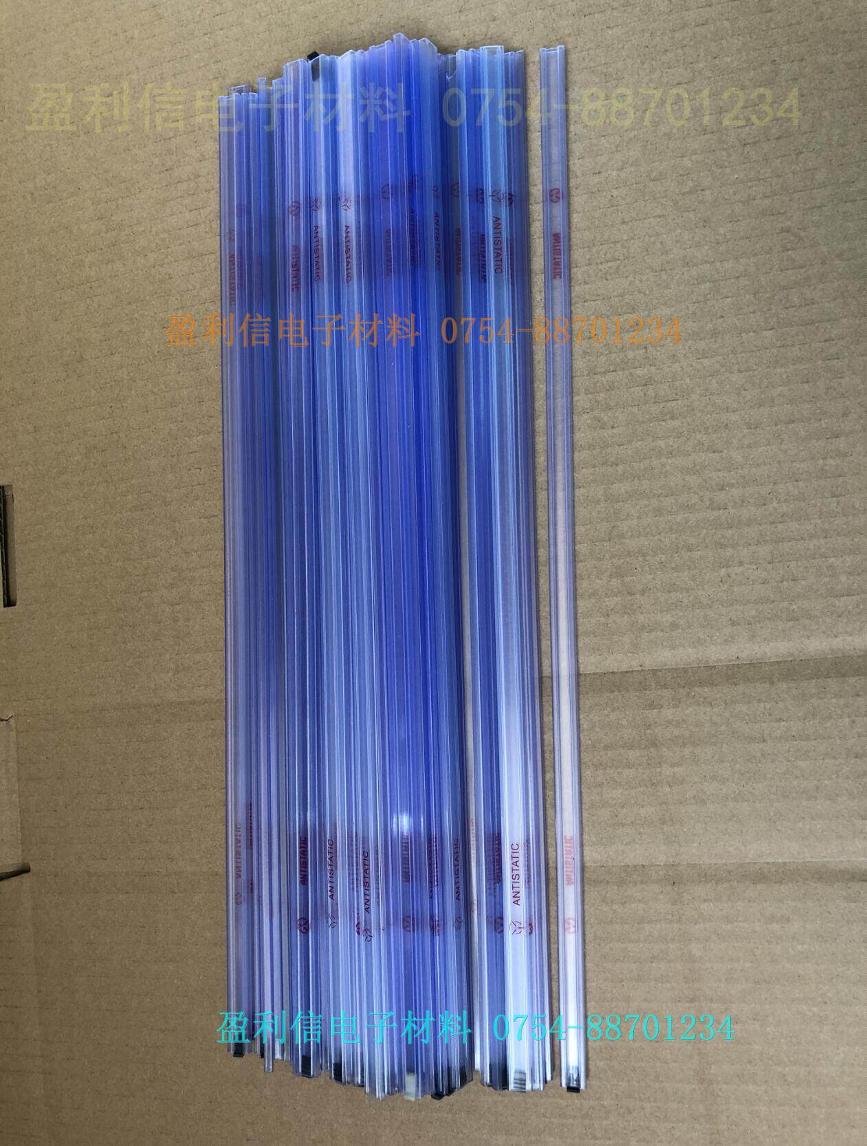 ic chip tube pvc plastic anti-static patch empty tube MSOP8 MSOP10 0 6 thick 3 0MM new