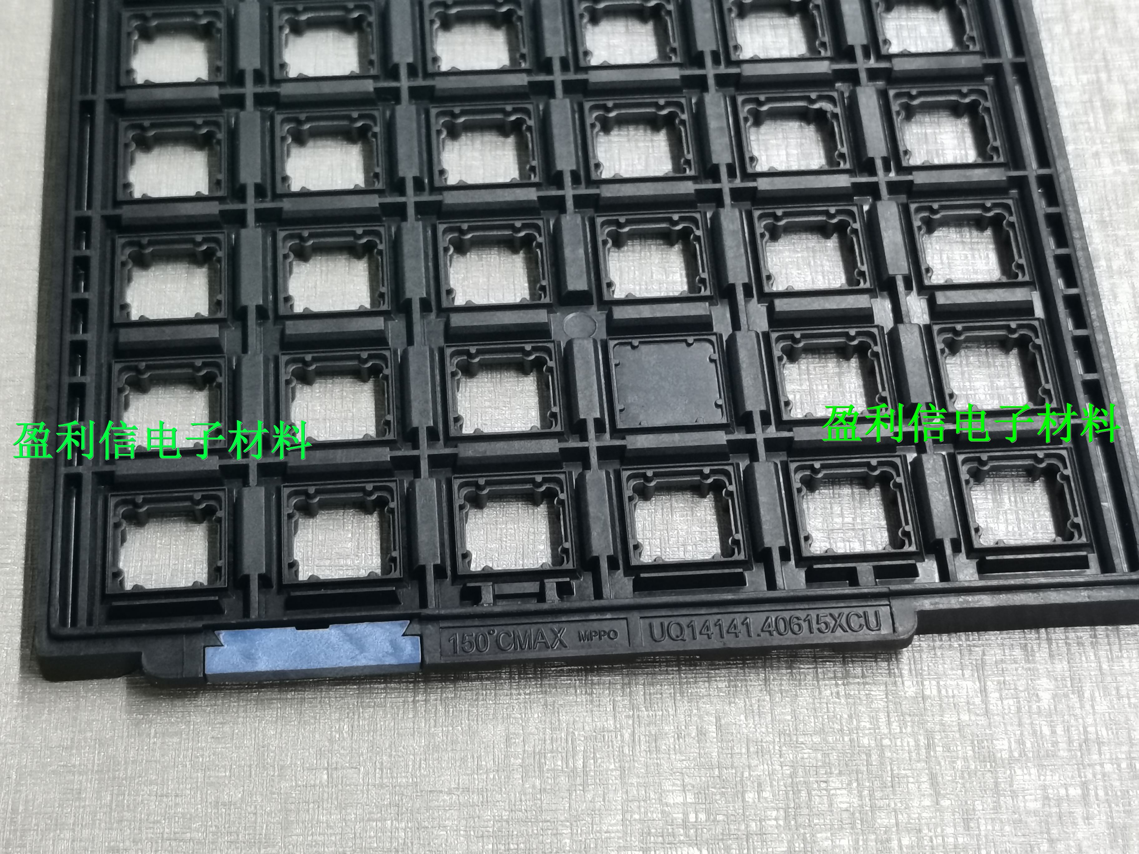 IC chip memory component tray tray disk TQFP100 QFP14 * 14*1 4 90 grid