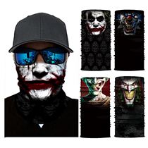 Outdoor Sun Protection Magic Headscarf Motorcycle Riding Horror Clown Headgear Skull Head Mask Sports Scarf Customize