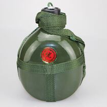 Climbing Riding Flat Kettle 87 Style Nostalgia Outdoor Large Capacity Summer Camp Set Make Aluminum Old Green Line Military Pot