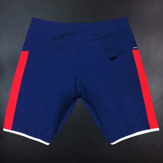 Quần thể dục nam cạnh tranh quần short đầu gối Quần lướt sóng màu xanh mùa hè Quần thể thao quần nhanh khô quần rộng năm quần - Quần bãi biển 	mua quần áo đi biển nam	