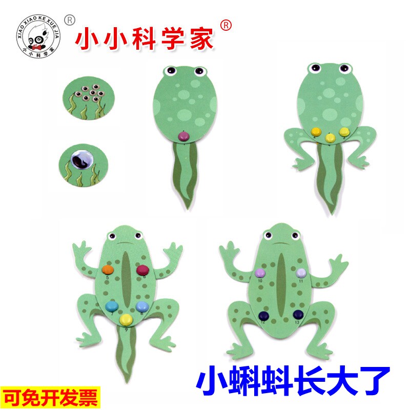 Xiao Yu grew up kindergarten science experimental puzzle toys children's science and technology small production of manual diy materials