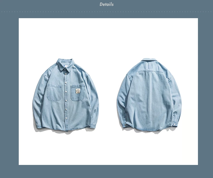 GBOY mùa xuân mới màu rắn rắn giản dị thủy triều dụng cụ denim áo khoác nam phiên bản Hàn Quốc áo khoác gió Nhật Bản - Áo khoác đôi