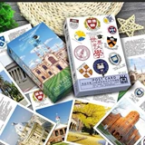 Китайская сувенирная коробка, открытка, карточки, подарок на день рождения