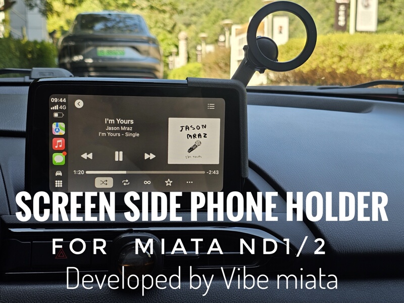 Mx5 Nd Car Phone Holder/Screen Side Phone Holder for Nd1/2 Mx5 Nd Car Phone Holder/Screen Side Phone Holder for Nd1/2