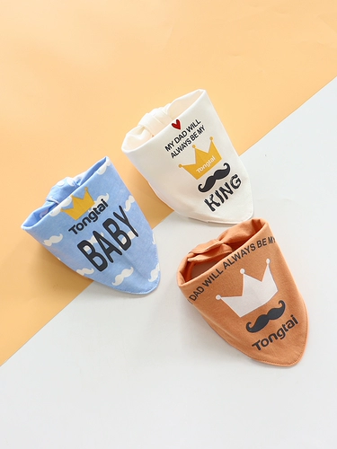 童泰 Детский хлопковый слюнявчик, шарф, марлевый нагрудник для новорожденных