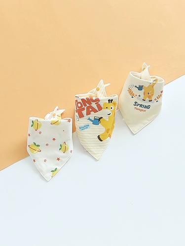 童泰 Детский хлопковый слюнявчик, шарф, марлевый нагрудник для новорожденных