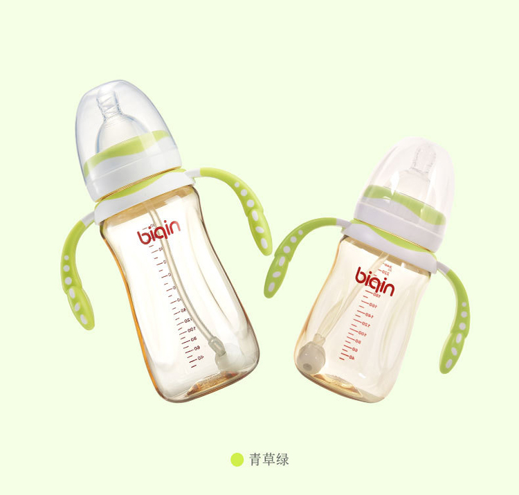 Hơn chai PPSU pro biqin trọng lực bóng rộng miệng chống phá tự động xử lý chai chống vỡ chai chống chai lớn - Thức ăn-chai và các mặt hàng tương đối bình sữa cho bé