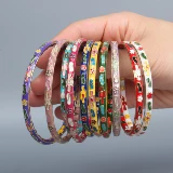 Специальное предложение традиционное браслет из Cloisonne Flower Niclement