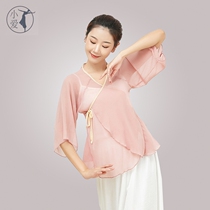 New National Wind Classical Dance Female Body Exercises to Fly Outside the Beatles to the Green Dress Cape Ethnic Dance Costumes