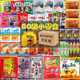 Small shop 50 bags of snacks spree childhood nostalgic spicy strips puffed candy plum snacks snacks