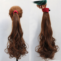Wig - tail wig - haired pear - flower wig butterfly - bow ponytail long waves