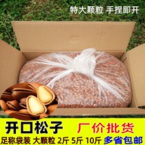 2021 Songzi extra-large Northeastern bulk large grain wild pregnant woman original taste pine nuts 5 catties to be peeled