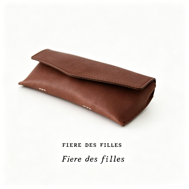 Fdf High-End | Japan@Rts High-Quality Genuine Leather Glasses Storage Box, First Layer Cowhide