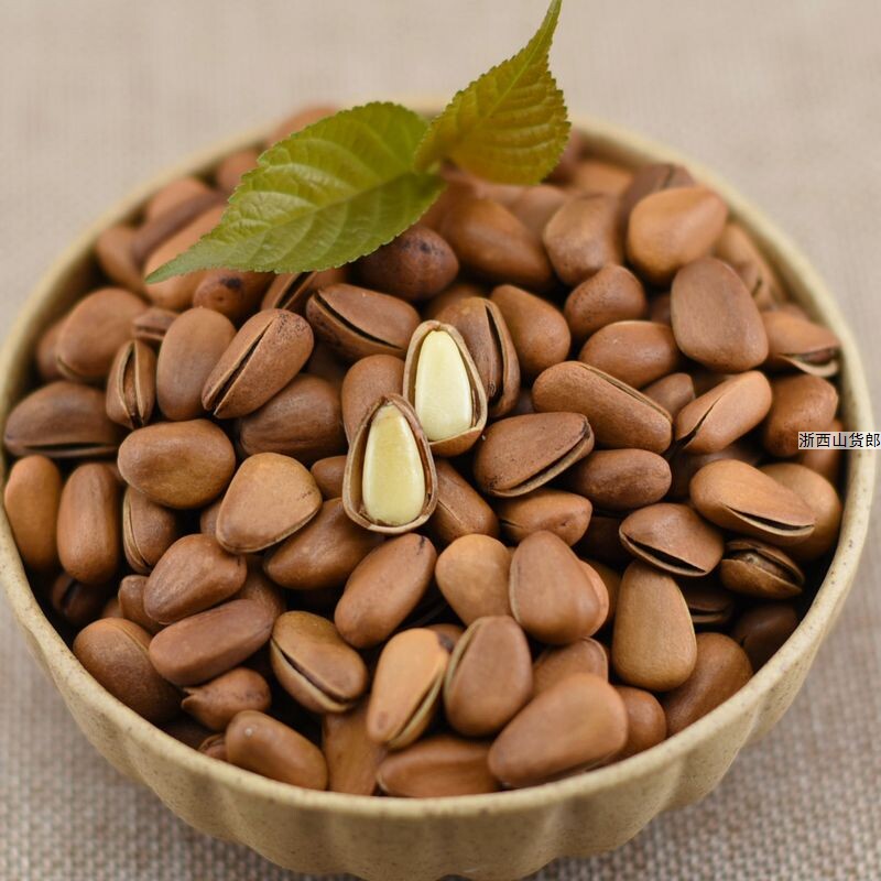 New original Northeast pine nuts hand peeled extra-large open pine nuts bulk canned pregnant women dried fruit snacks